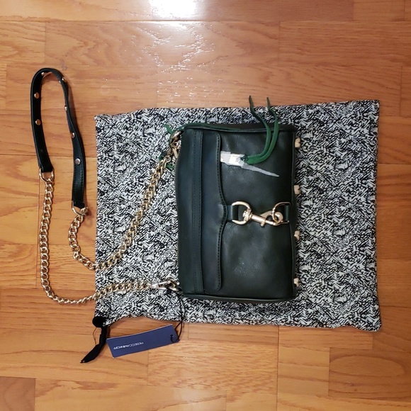Rebecca Minkoff Handbags - Rebecca Minkoff Hunter Green Mini MAC NWT